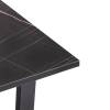 Стол Tetchair Costa 20625 мрамор чёрный/чёрный 80x75x120 фото 5