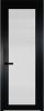 Межкомнатная дверь Profil Doors 1 AGP цвет профиля Черный, стекло безопасное 6 мм мору осветленное 700x2000