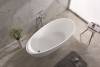 Ванна из искусственного камня Timo Solid MARI1700 белая, 170x80x54 фото 4