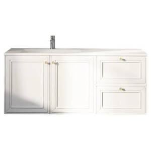 Тумба с раковиной Sanvit Августо -120 L белая, 120 см