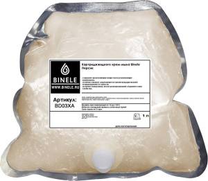 Жидкое мыло Binele BD03XA персик (Блок: 2 картриджа по 1 л)
