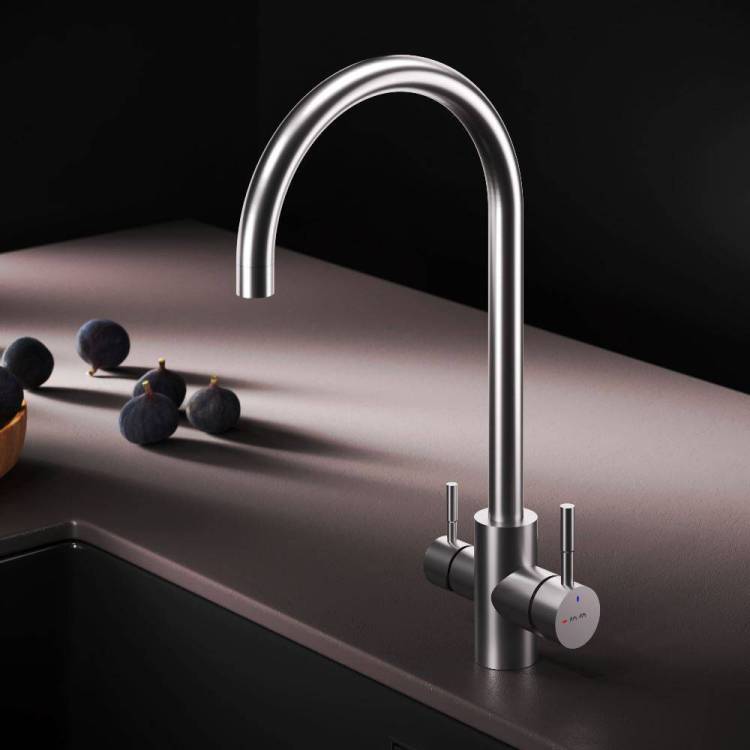 Смеситель для кухни Am.Pm X-Joy S F85B07711 сатин, с каналом для питьевой воды
