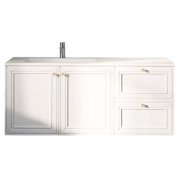 Тумба с раковиной Sanvit Августо -120 L белая, 120 см