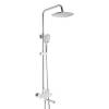 Душевая система Rose R2136F белый, хром