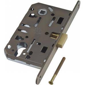 Замок AGB MEDIANA POLARIS магнитный под цилиндр с ответной планкой, античная бронза