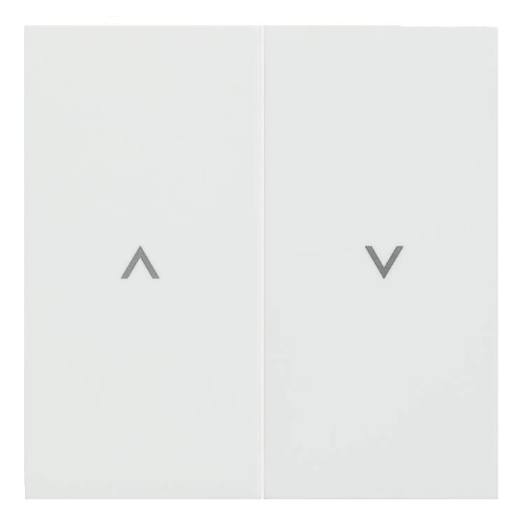 Клавиши выключателя для жалюзи Rikett 35613 MW белый сатин