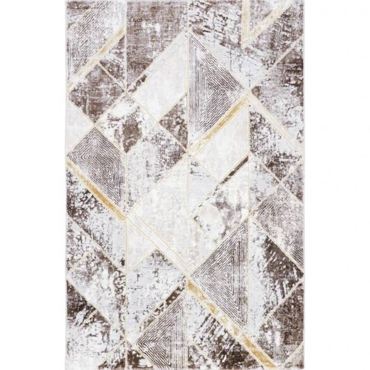 Ковер Safyun Dokuma Alissa AS 741 CREAM/BROWN Прямоугольник 0.8x1.5