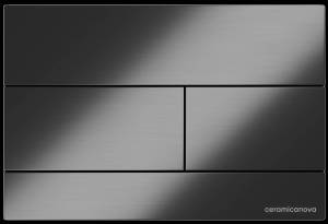 Кнопка смыва Ceramica Nova Balance (Баланс) CN12-004GG вороненная сталь