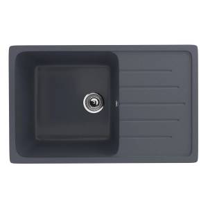 Мойка кухонная Uperwood Simple (Симпл) UPD-302-343 антрацит, 75x50