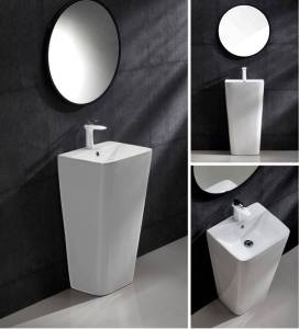 Раковина Cerutti Spa Sandra CT7828 напольная белая, 44x38