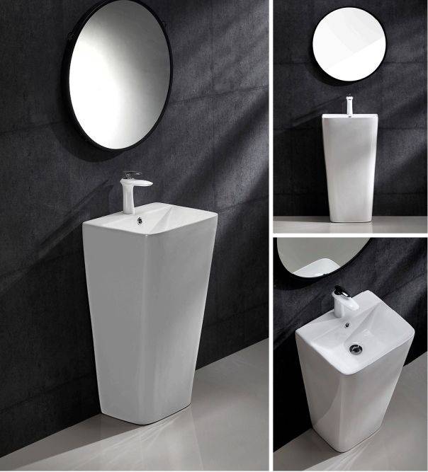 Раковина Cerutti Spa Sandra CT7828 напольная белая, 44x38
