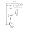 Душевой комплект Wasserkraft A188.117.137.010.CH Thermo с термостатическим смесителем, хром фото 3