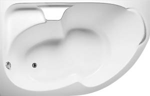 Акриловая ванна 1MarKa Diana 160х100 L, с каркасом