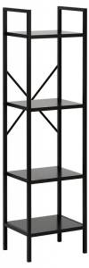 Стеллаж Leset Стилвуд 14 4687207095631 Черный