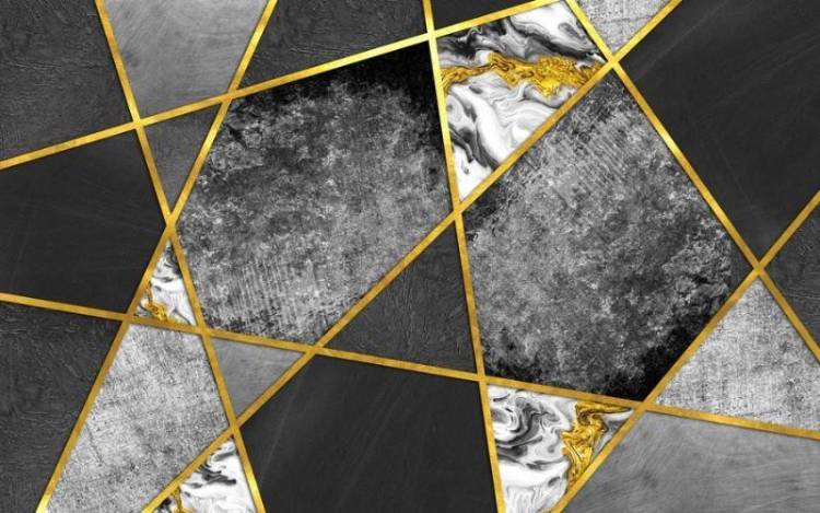 3D Фотообои Artegrafico «Золотое плетение» AM-020 акварель