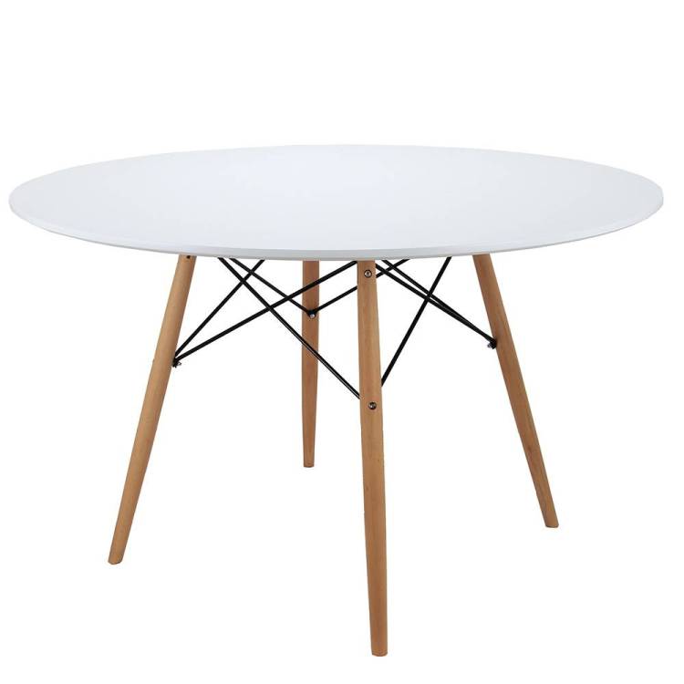 Стол Bradex Eames Home FR 0214 белый 100x100x75