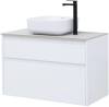 Тумба под раковину Aquanet Nova Lite 90 242268 2 ящика, белый глянец фото 14