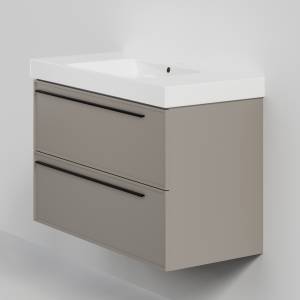 Тумба под раковину La Fenice Elba Twin Cappuccino 100 бежевый матовый
