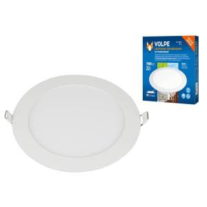 Встраиваемый светодиодный светильник Volpe ULM-Q236 22W/4000K WHITE