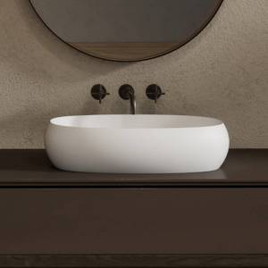 Раковина Abber Stein AS2632 58 см, белая матовая