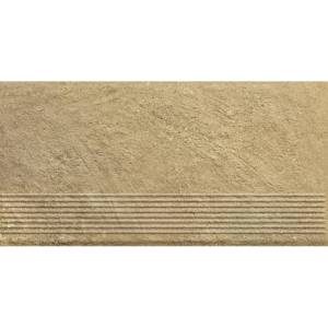 Ступень Paradyz Eremite Beige Stopnica Prosta Struktura Mat 30x60