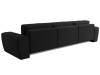 Прямой диван Лига Диванов Лига-008 Long 119077 черный, бордовый фото 5