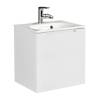 Тумба с раковиной Belbagno Etna ETNA-500-1A-SO-BL-P-R 49.6x39.2x50 Bianco Lucido подвесная с одной распашной дверцей, с одной полкой, правосторонняя