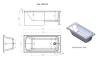 Акриловая ванна Erlit Ultra 150x70 фото 4