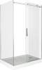 Душевой уголок Good Door Galaxy WTW+SP-C-В 110x90, профиль черный фото 4