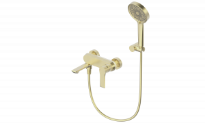 Смеситель для ванны Wonzon & Woghand WW-88037079-BG с душем, брашированное золото