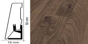 Плинтус Kronotex ktex1 Дуб эверест Коричневый 2400x58x19