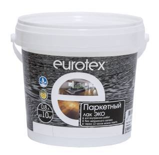 Лак паркетный EUROTEX Эко акриловый полуматовый 0.8 л