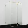Душевой уголок Wasserkraft Ems 76H07R-TXG профиль глянцевое золото, стекло текстурное, 120x90x200 фото 2