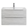 Тумба с раковиной BelBagno Albano 80 подвесная, rovere vintage bianco
