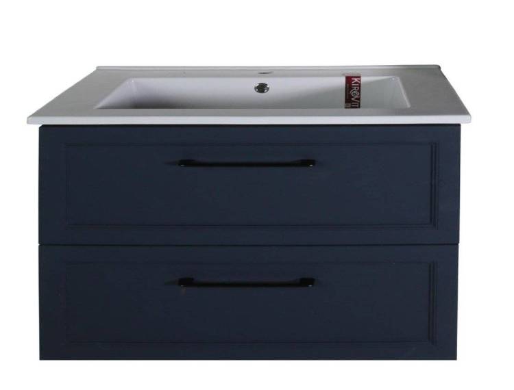 Тумба для комплекта ASB-Mebel 11855 Белмонти 85 Софт синий подвесная