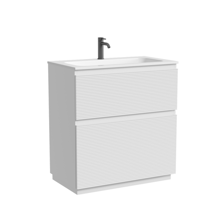 Тумба под раковину Sancos Folk Floor FL80FW напольная, 79x44.5x85, Bianco