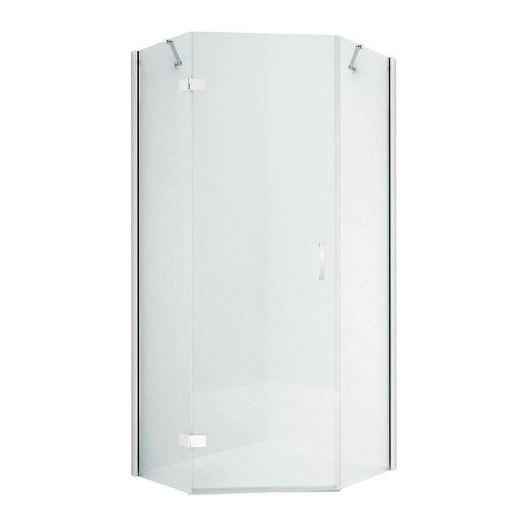 Душевое ограждение NEW TRENDY NEW AZURA L 80x80x195 K-0559 (хром)