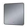 Зеркало Grossman Elegans-норма Black 1780802 800x800x45 мм, LED с сенсорным выключателем и подогревом