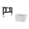 Комплект Abber Rechteck AC1202P-AC0101P унитаз подвесной, сиденье микролифт, белый