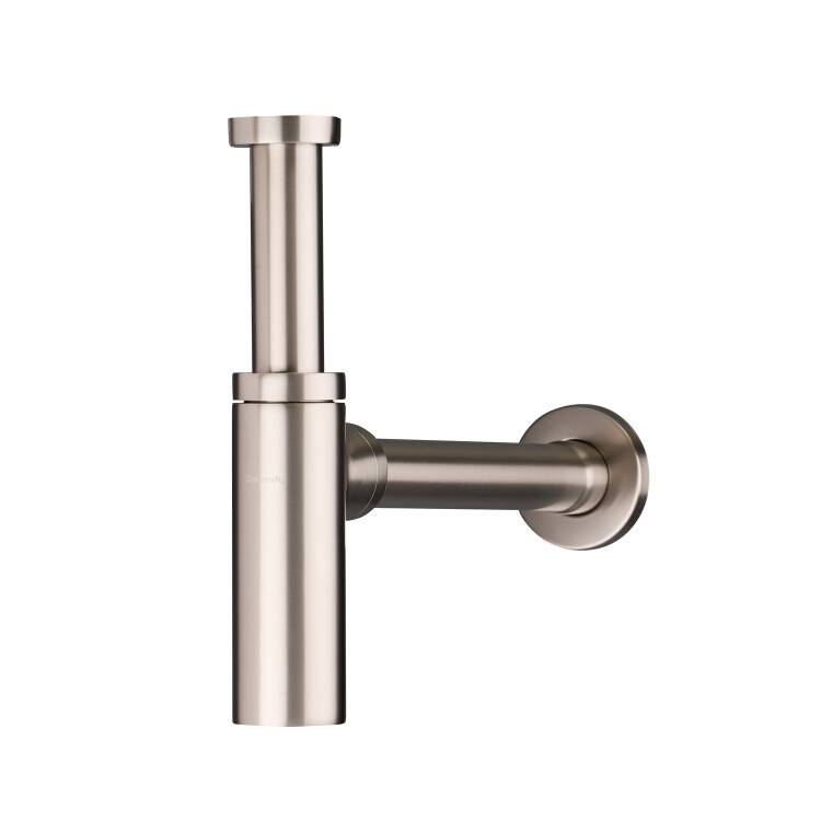 Сифон для раковины Splendy Elegance EL30817MNB бутылочный, 1 1/4" х 35, никель брашированный