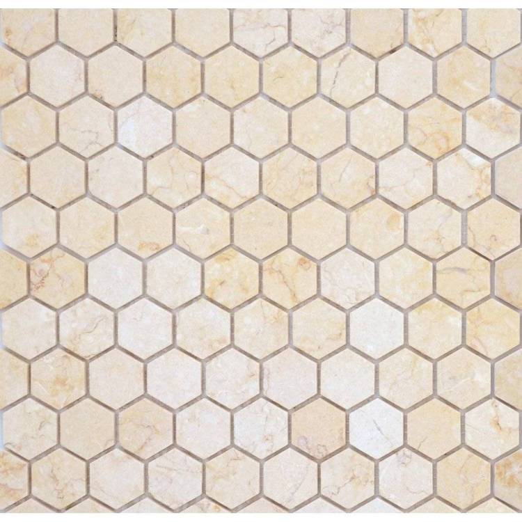 Мозаика LeeDo Pietrine Hexagonal Botticino Mat Hex (1.8x3) 28.5x30.5
