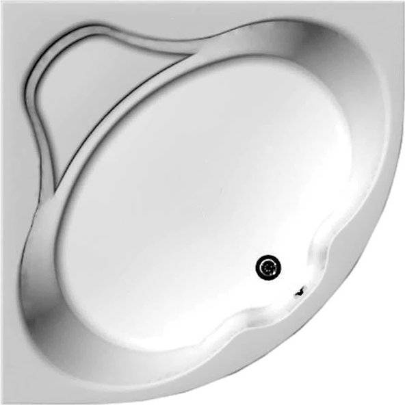 Акриловая ванна Aquanet Santiago 205545 160x160 с каркасом