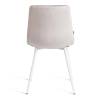 Стул Tetchair Chilly (mod. JSC-220) 24343 светло-серый, белый, велюр фото 4