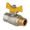 Кран шаровой газовый VALTEC Valgas 3/4 ВН, бабочка