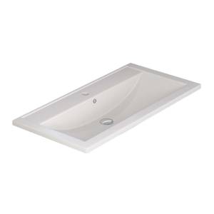 Раковина Uperwood Foster Quartz 291030040 белая матовая, жасмин, 90x45.5