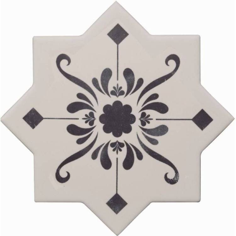 Керамогранит Cevica Becolors Star Dec. Stencil Navy 13.25x13.25