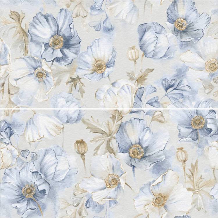 Керамогранит Staroslim Decors Elite Bluebell Decor A+B Matt 60x120