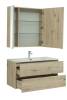 Мебель для ванной Aquanet Алвита New 100 274203 дуб веллингтон белый, 1382x1010x460 фото 2
