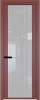 Межкомнатная дверь Profil Doors 2 AGP цвет профиля Красный антрацит, стекло безопасное 6 мм страйп 700x2000