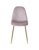 Набор из 4 стульев Stool Group Валенсия SN OS-001L-V HLR-25 gl DUAL X4 розовый, золотые ножки, велюр фото 3